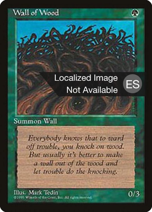 Muro de ramas - Wall of Wood