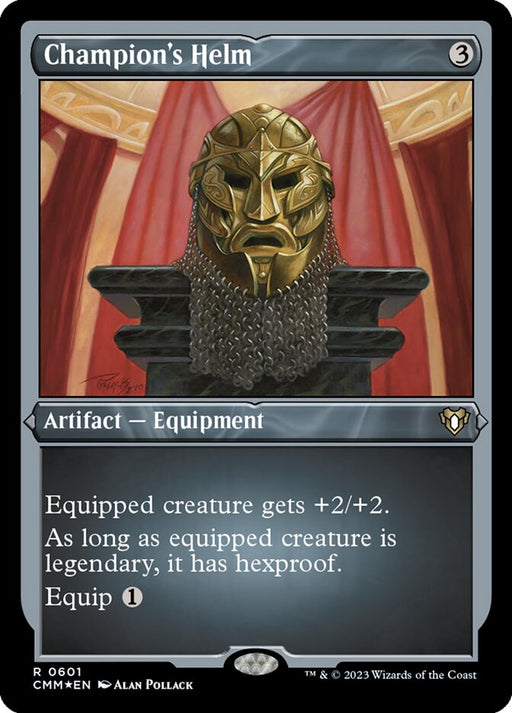 Champion's Helm - Etched - Inverted - Etched (Foil)