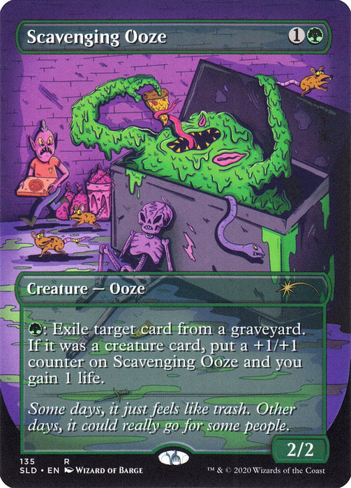 Scavenging Ooze - Borderless - Full Art - Inverted