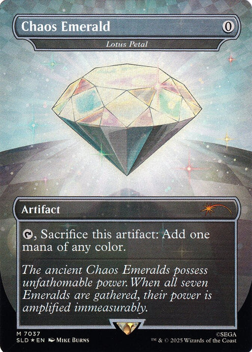 Chaos Emerald - Lotus Petal - Borderless - Full Art - Inverted (Foil)
