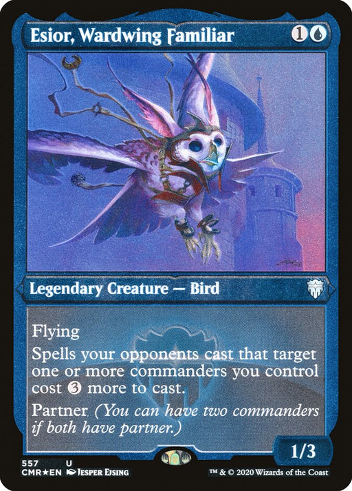 Esior, Wardwing Familiar - Etched - Inverted - Legendary - Etched (Foil)