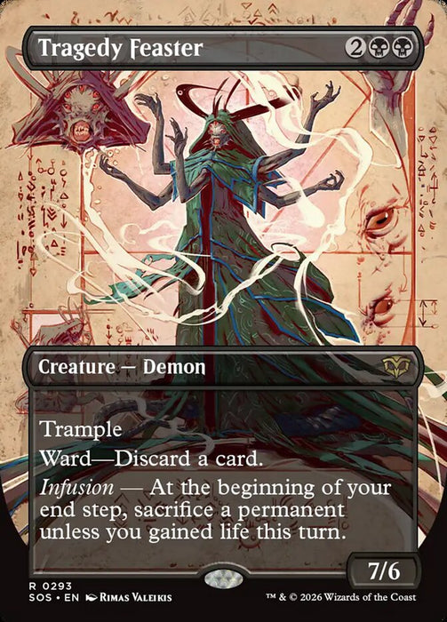 Tragedy Feaster - Borderless - Full Art - Inverted - Showcase (Foil)