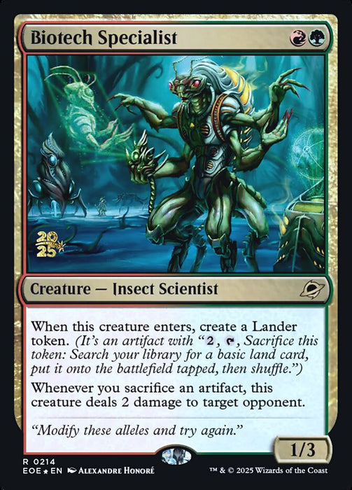 Biotech Specialist (Foil)