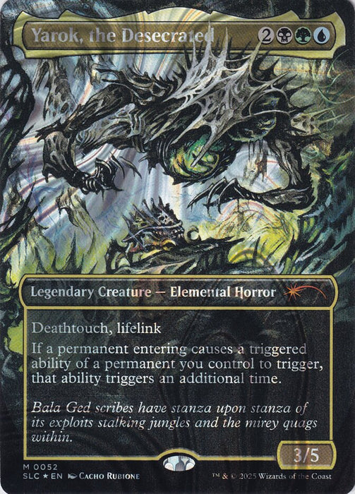 Yarok, the Desecrated - Borderless - Full Art - Inverted - Legendary (Foil)