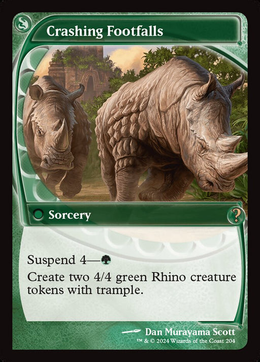 Crashing Footfalls (Foil)