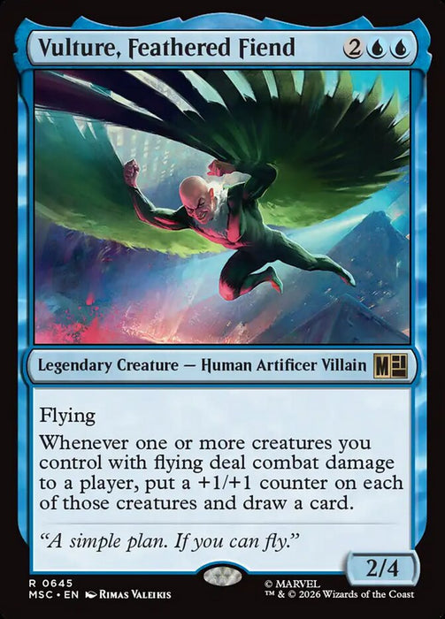 Vulture, Feathered Fiend - Legendary (Foil)