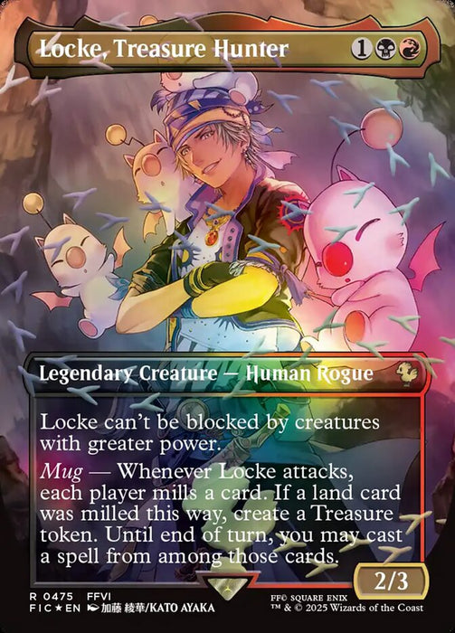 Locke, Treasure Hunter - Borderless - Full Art - Inverted - Legendary (Foil)