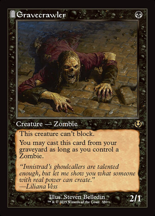 Gravecrawler - Retro Frame (Foil)