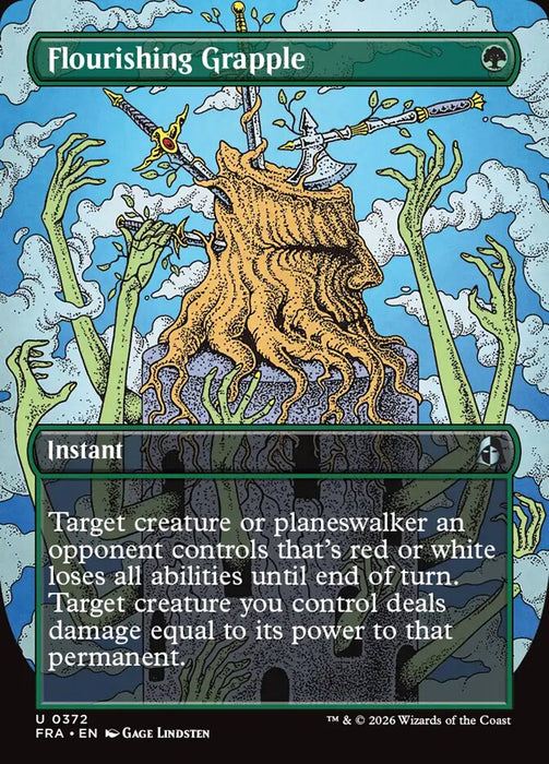 Flourishing Grapple - Borderless