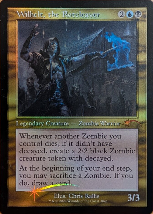 Wilhelt, the Rotcleaver - Retro Frame (Foil)