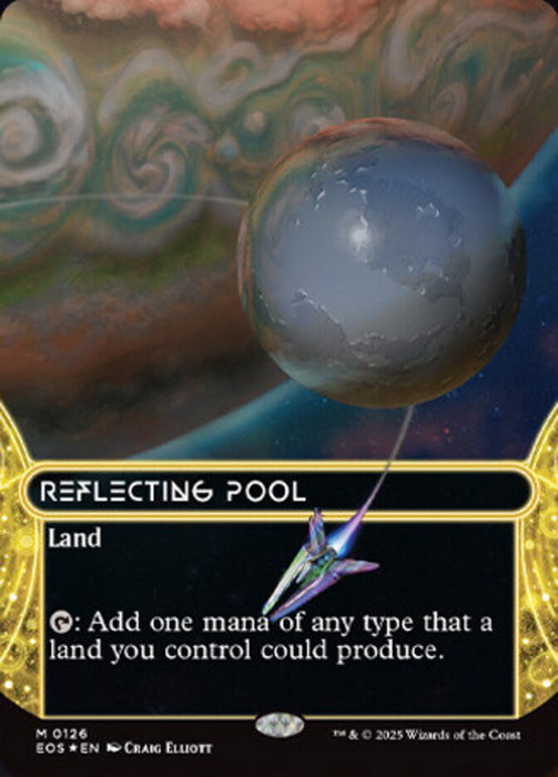 Reflecting Pool - Borderless - Full Art - Inverted (Foil)