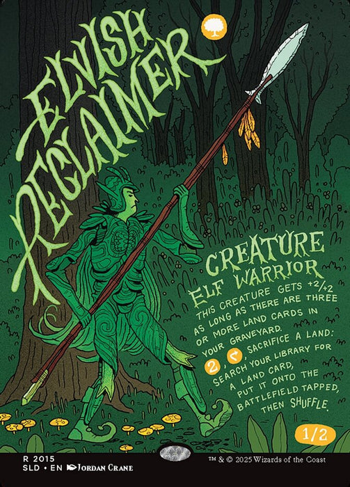 Elvish Reclaimer - Borderless - Full Art (Foil)