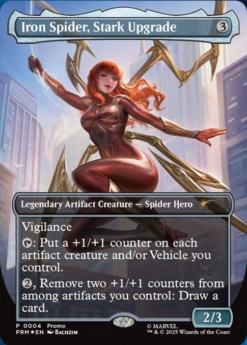 Iron Spider, Stark Upgrade - Borderless - Inverted - Legendary (Foil)