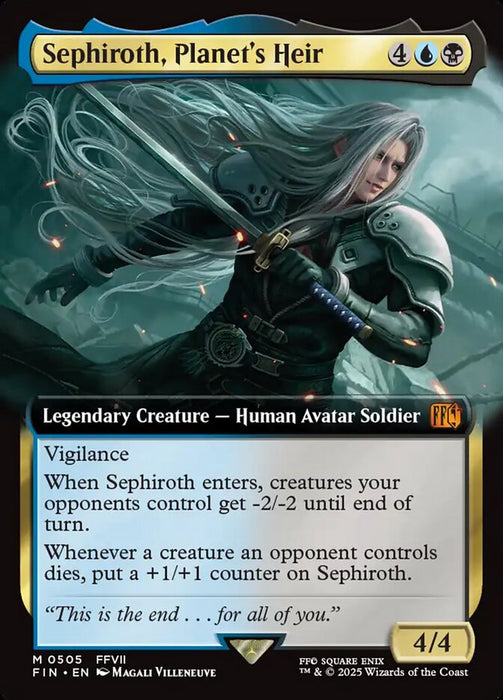 Sephiroth, Planet's Heir - Extended Art - Legendary