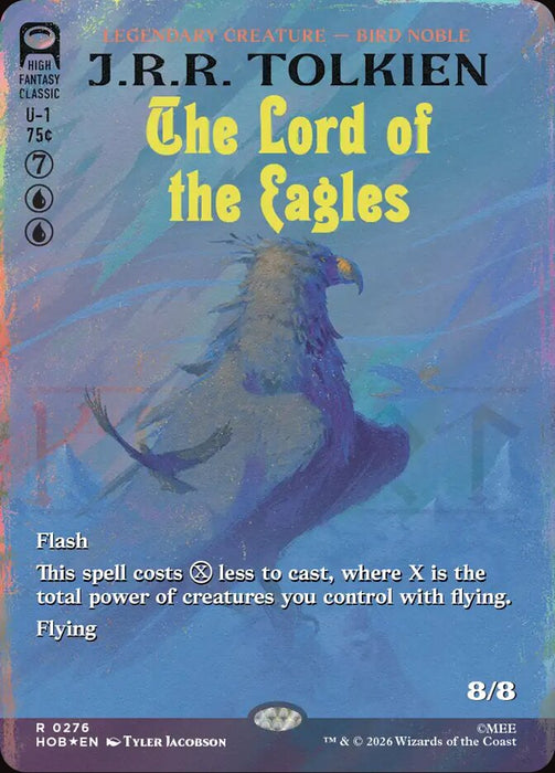The Lord of the Eagles - Borderless - Surge Foil (Foil)