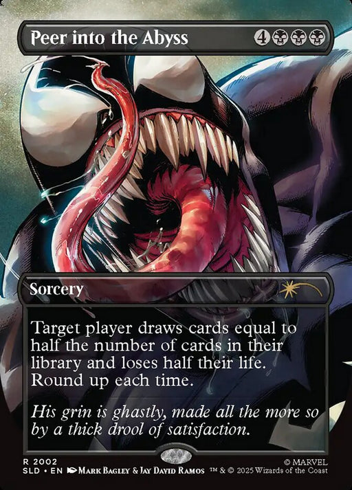 Peer into the Abyss - Borderless - Full Art - Inverted