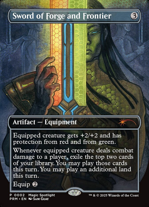 Sword of Forge and Frontier - Borderless - Full Art - Inverted