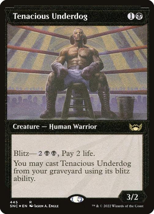 Tenacious Underdog - Inverted - Showcase - Etched (Foil)