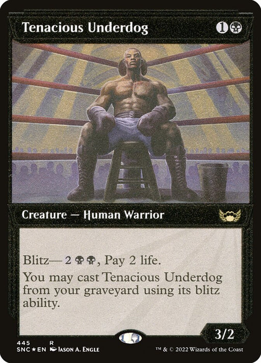 Tenacious Underdog - Inverted - Showcase - Etched (Foil)
