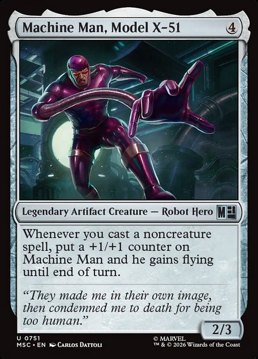 Machine Man, Model X-51 - Legendary (Foil)