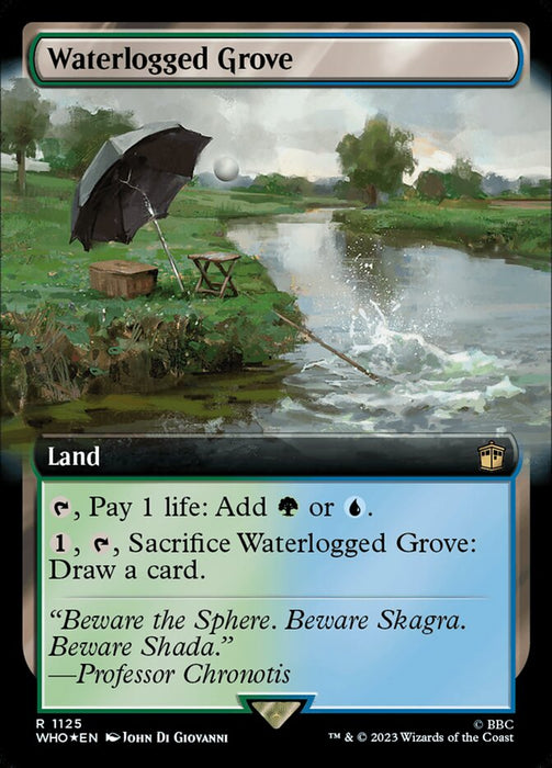Waterlogged Grove - Extended Art - Surge Foil (Foil)