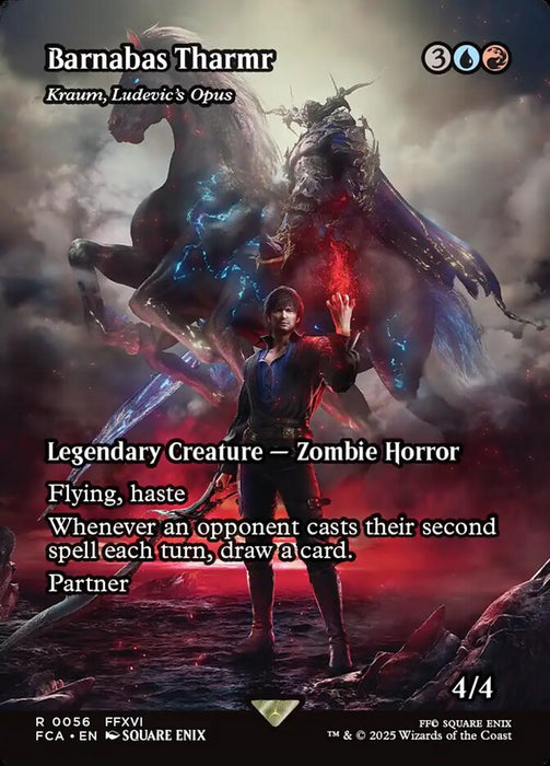 Barnabas Tharmr - Kraum, Ludevic's Opus - Borderless - Full Art - Legendary - Inverted