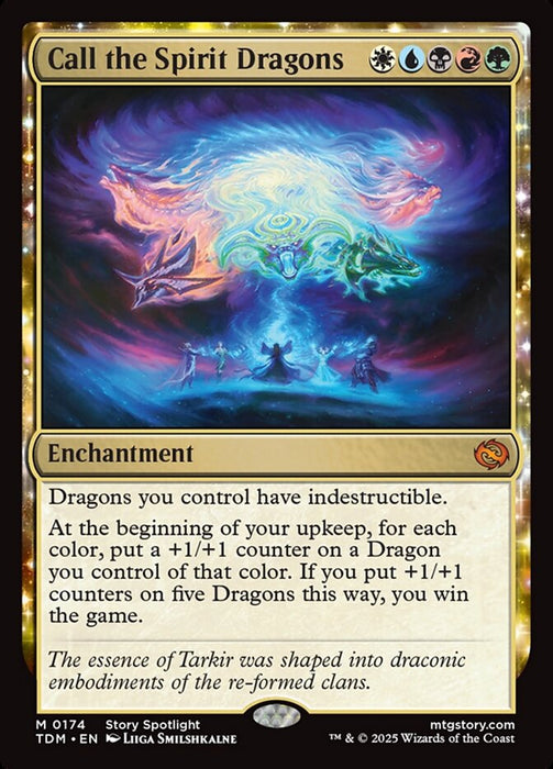 Call the Spirit Dragons - Enchantment (Foil)