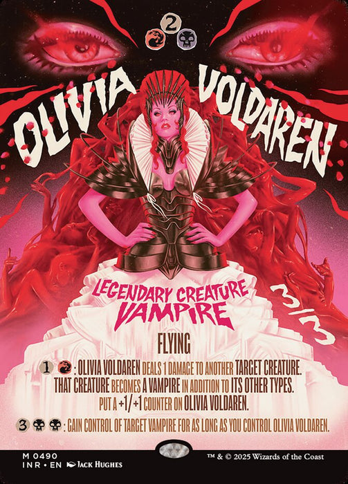 Olivia Voldaren - Borderless - Full Art - Showcase- Legendary (Foil)