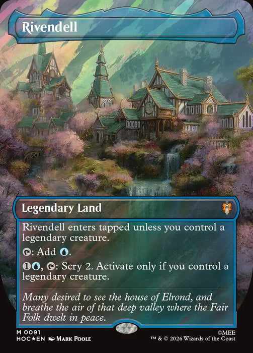 Rivendell - Borderless - Surge Foil (Foil)