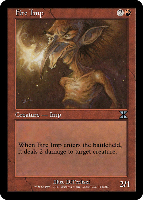Fire Imp - Retro Frame