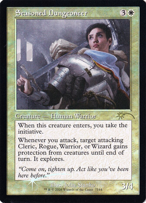Seasoned Dungeoneer - Retro Frame (Foil)