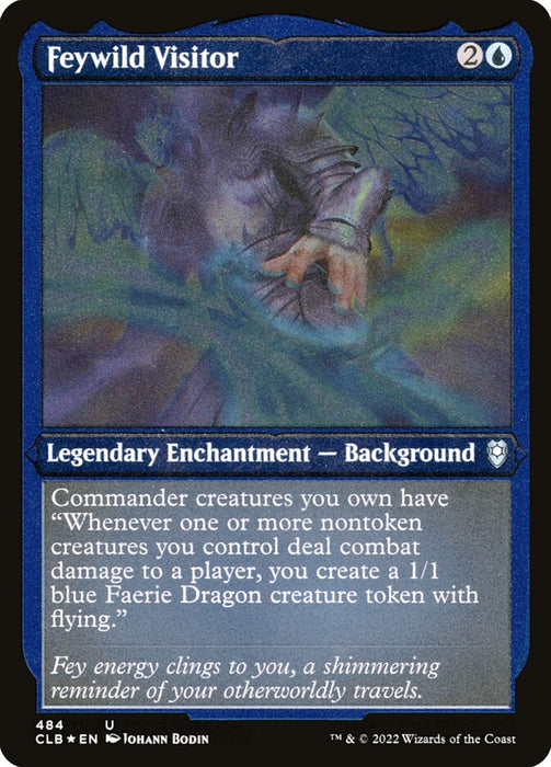 Feywild Visitor - Etched - Inverted - Legendary - Etched (Foil)