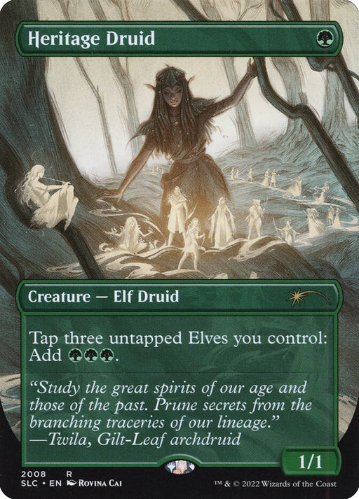 Heritage Druid - Borderless - Full Art - Inverted (Foil)