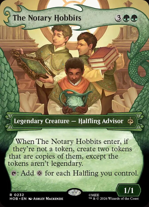 The Notary Hobbits - Borderless - Showcase (Foil)