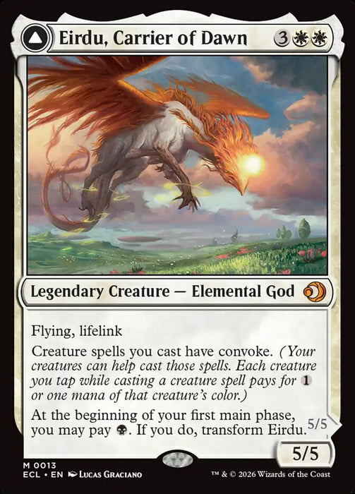 Eirdu, Carrier of Dawn // Isilu, Carrier of Twilight - Legendary (Foil)