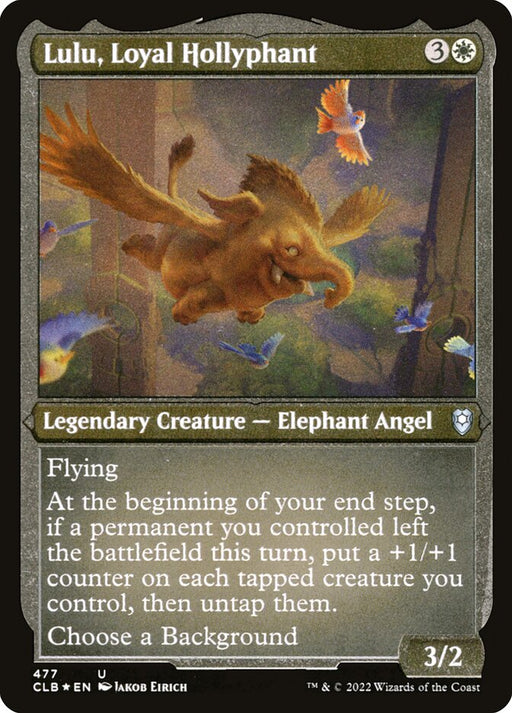 Lulu, Loyal Hollyphant - Etched - Inverted - Legendary - Etched (Foil)