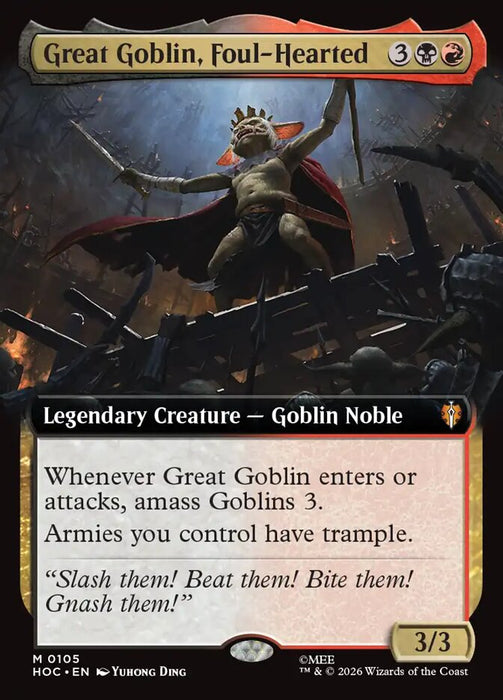 Great Goblin, Foul-Hearted - Extended Art