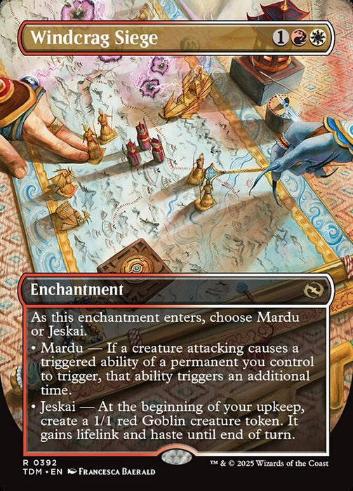 Windcrag Siege - Borderless - Full Art - Enchantment - Inverted (Foil)