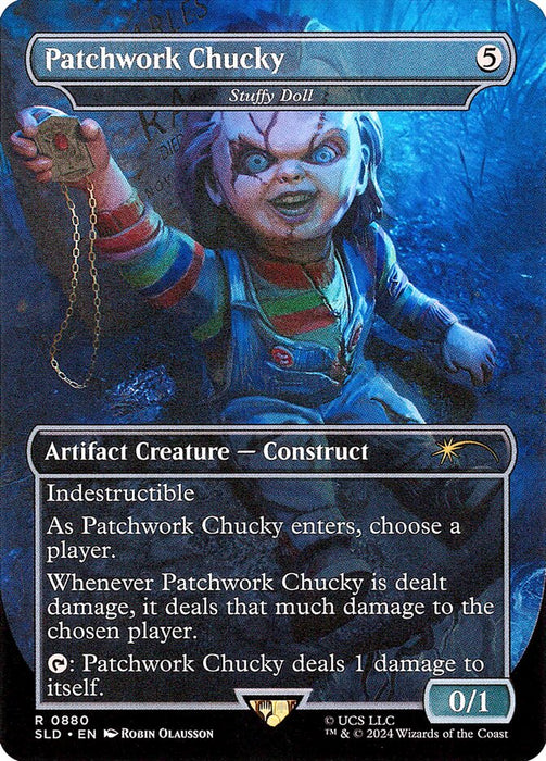 Patchwork Chucky - Stuffy Doll - Borderless - Full Art (Foil)