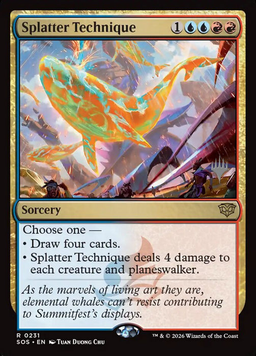 Splatter Technique (Foil)