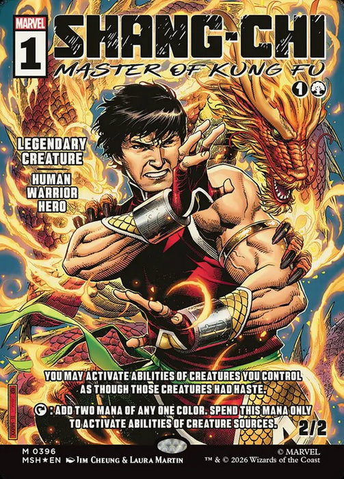 Shang-Chi, Master of Kung Fu - Borderless - Legendary (Foil)