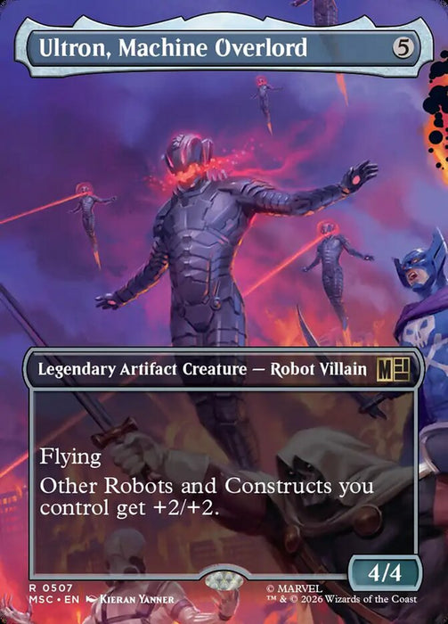 Ultron, Machine Overlord - Borderless - Inverted - Legendary