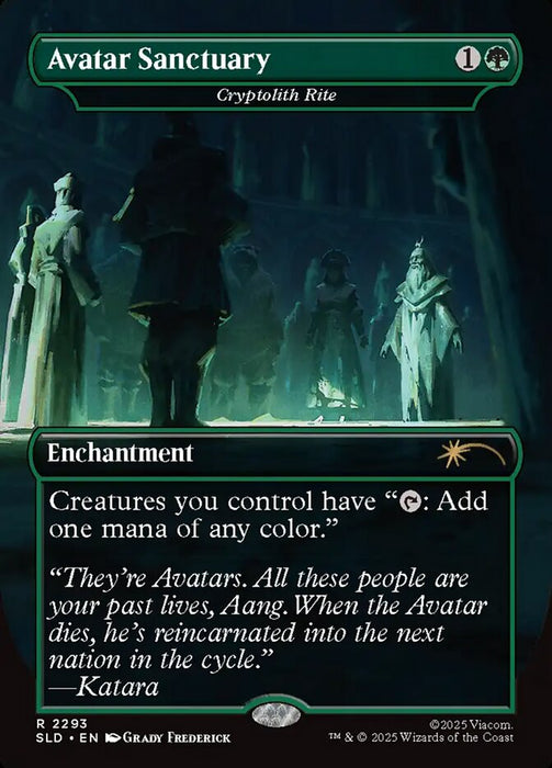 Avatar Sanctuary - Cryptolith Rite - Borderless - Full Art - Inverted