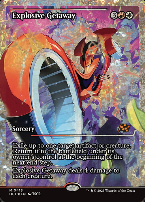 Explosive Getaway - Full Art - Showcase - Inverted (Foil)