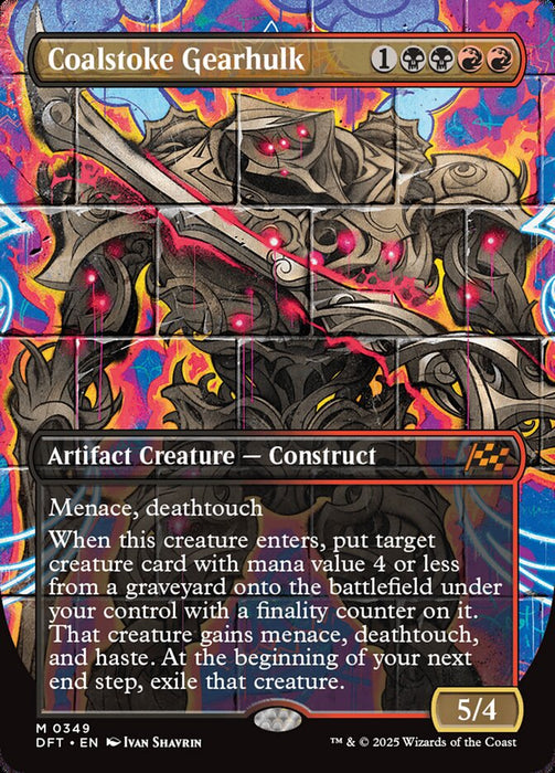 Coalstoke Gearhulk - Borderless - Inverted (Foil)