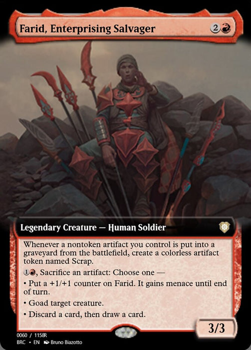 Farid, Enterprising Salvager - Legendary (Foil)