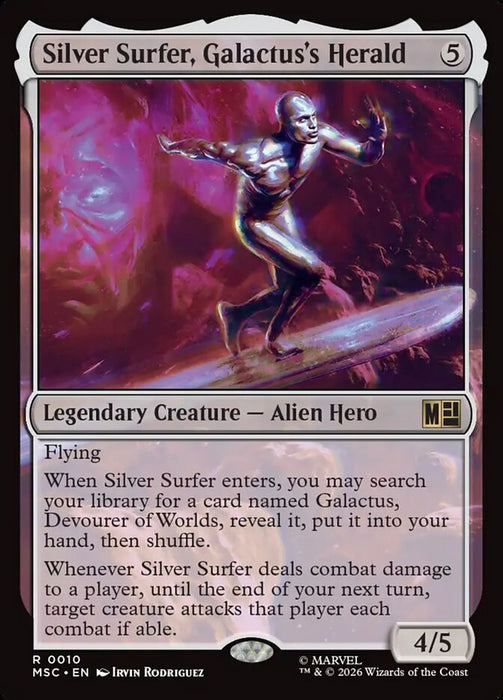 Silver Surfer, Galactus's Herald - Legendary - Surge Foil (Foil)