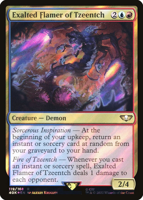Exalted Flamer of Tzeentch - Surge Foil (Foil)