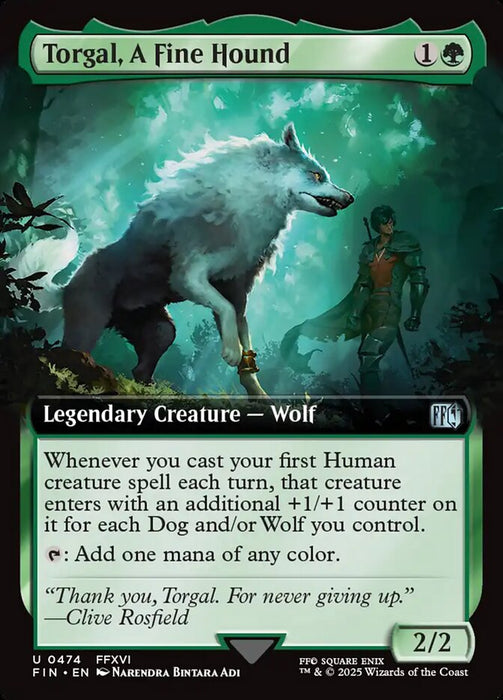 Torgal, A Fine Hound - Extended Art - Legendary