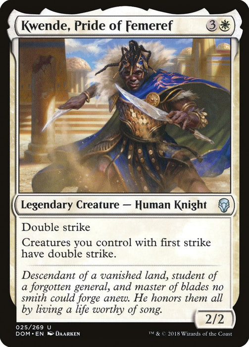 Kwende, Pride of Femeref - Legendary